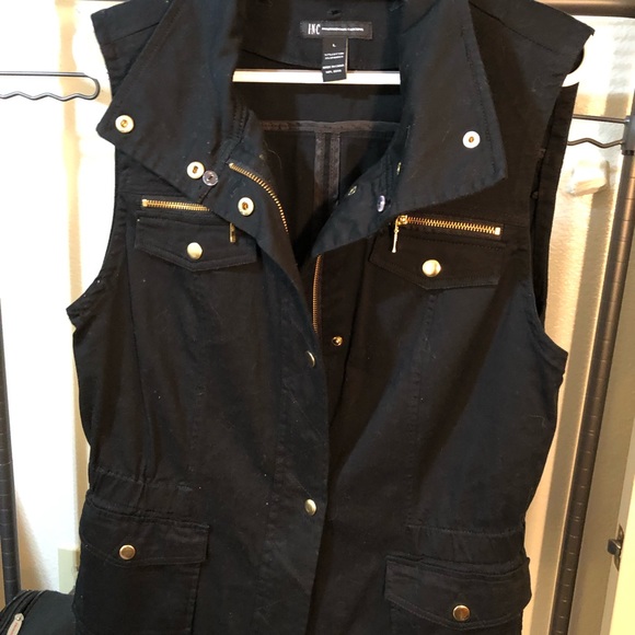 INC. beautiful vest, black, large - Picture 6 of 8